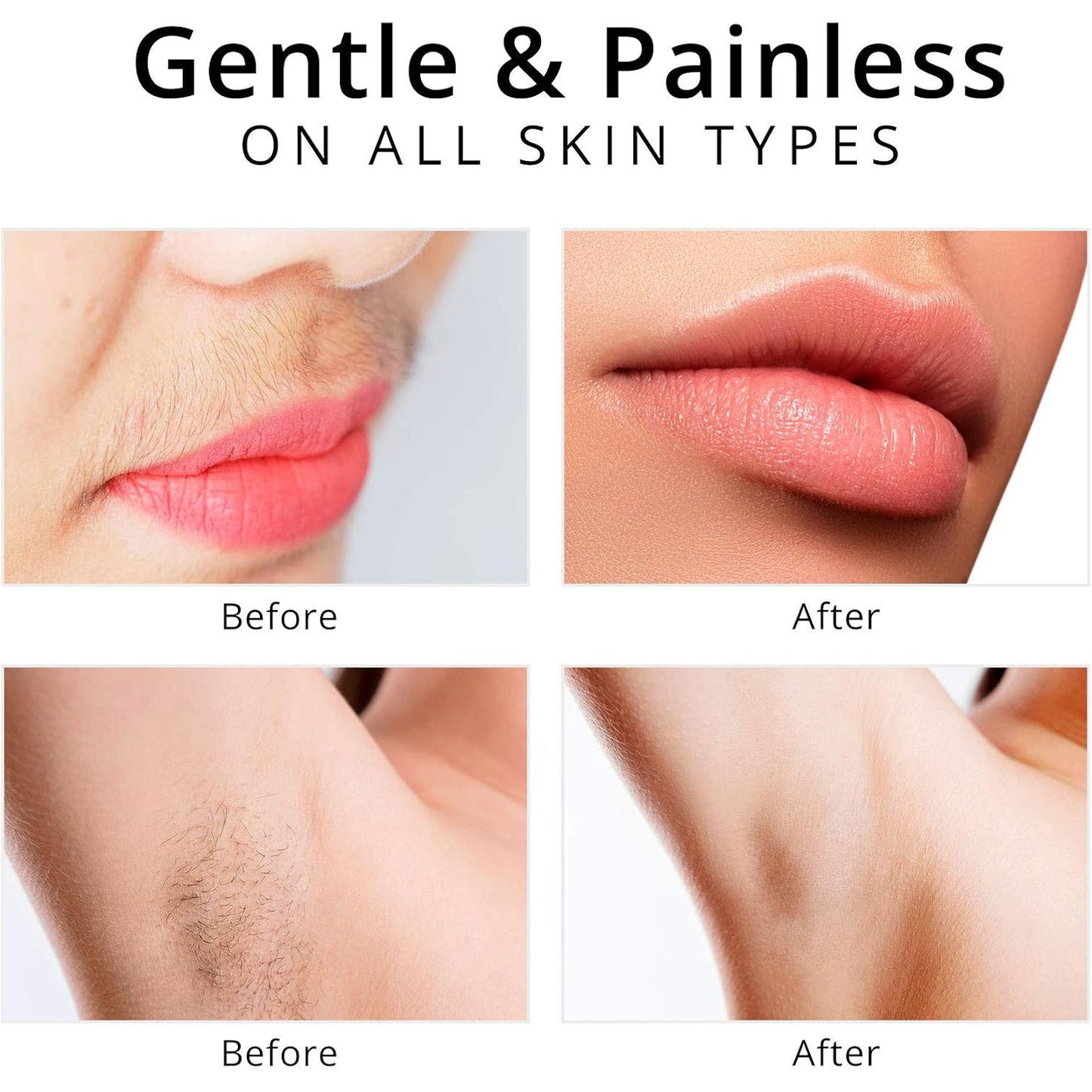 2-in-1 Eyebrow Razor Painless Hair Shaver (1 Pc)