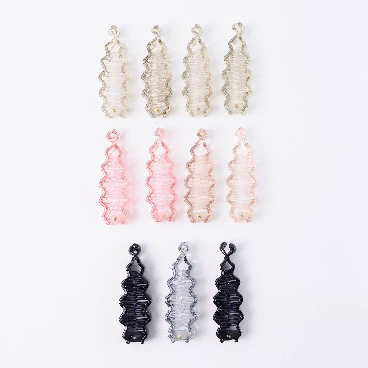 Plastic Hair Claw Clips Strong Clips (12 Pc Mix Color) Hair Accessories