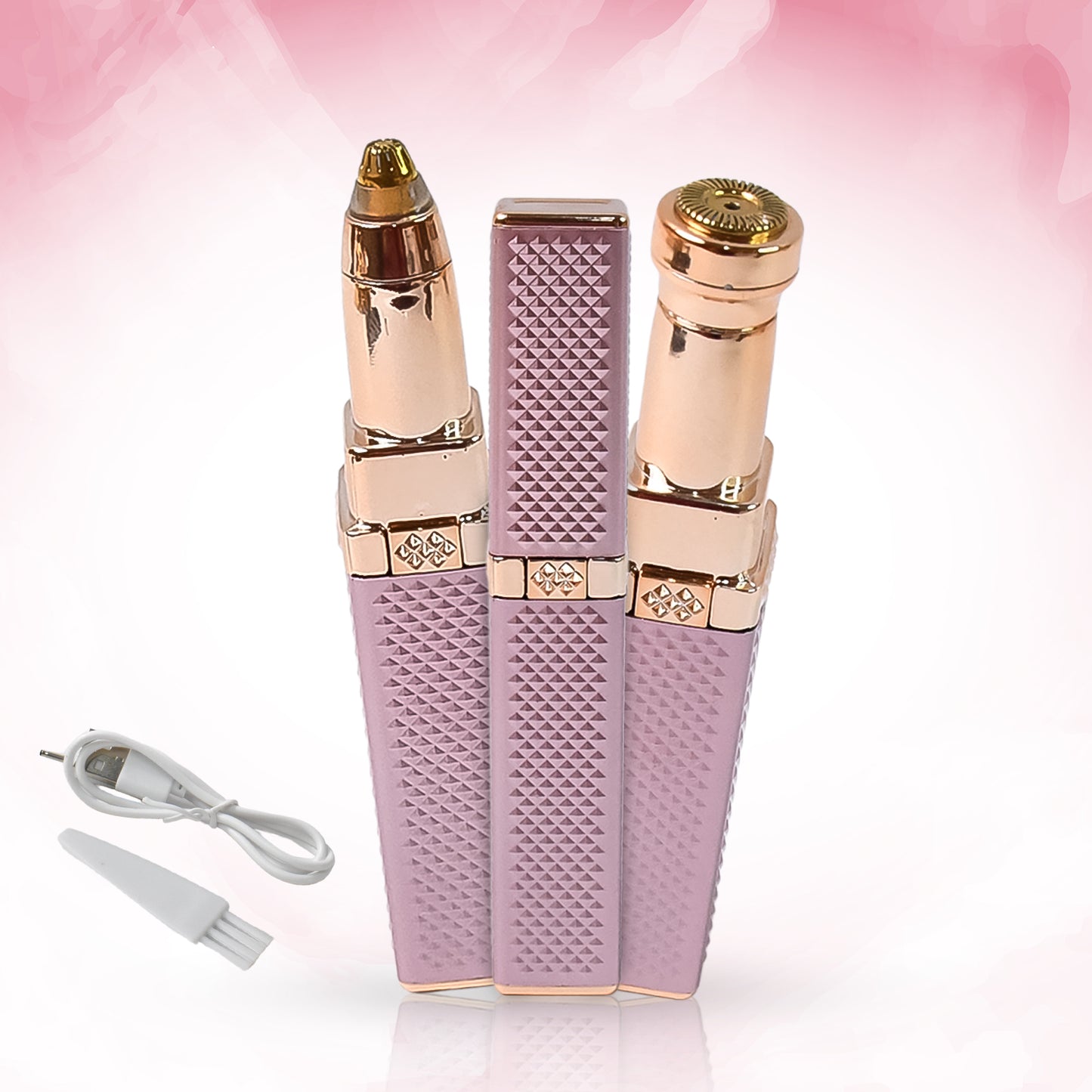 2-in-1 Eyebrow Razor Painless Hair Shaver (1 Pc)