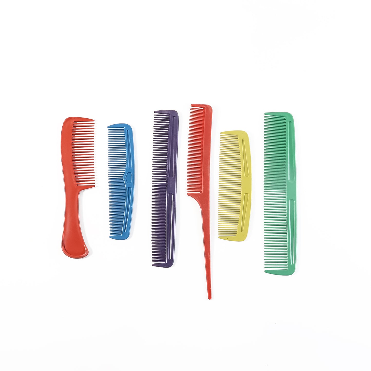 Assorted Styling Hair Comb - (6 Pc Set)