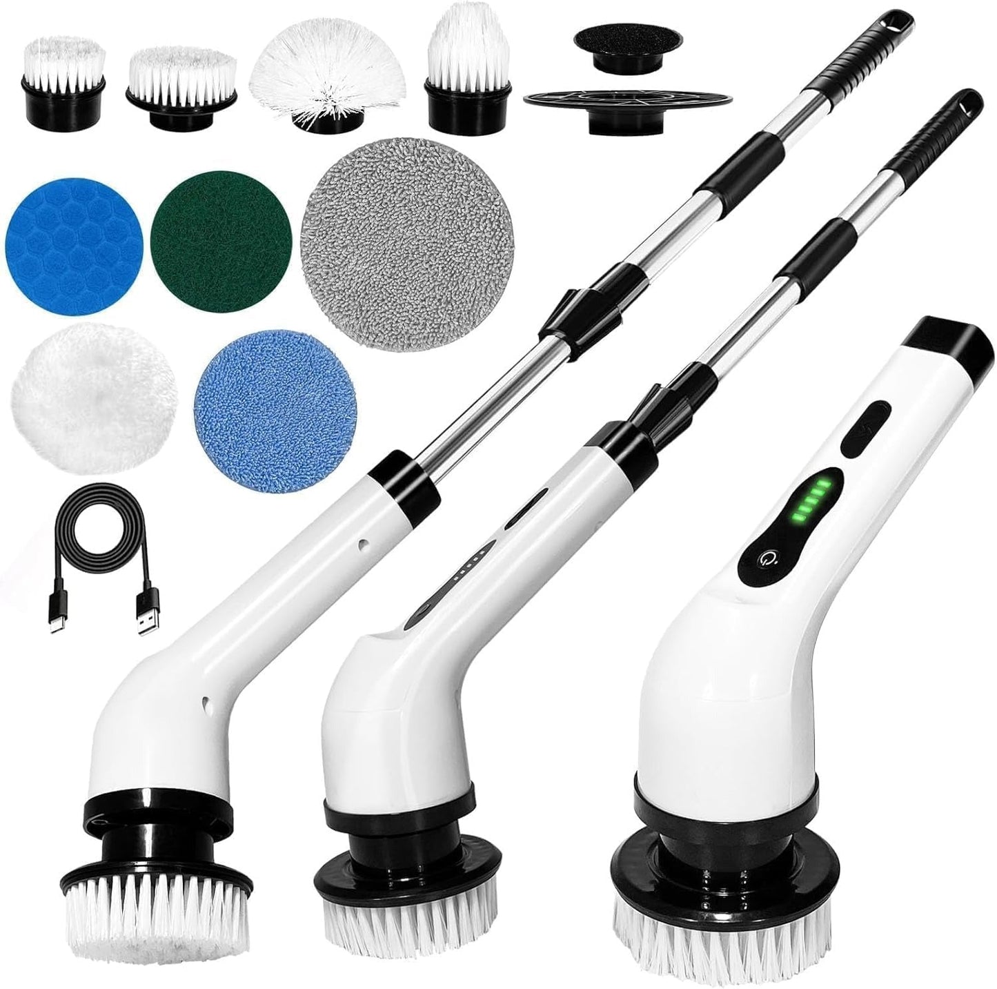 Electric Spin Scrubber, Cleaning Brush Scrubber for Home