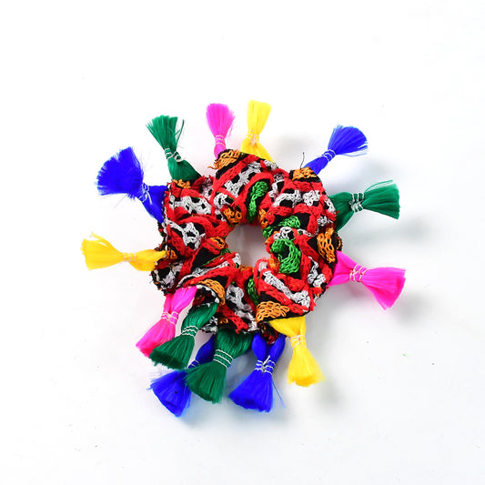 Traditional Multicolor Navratri Hair Bun (1 Pc)